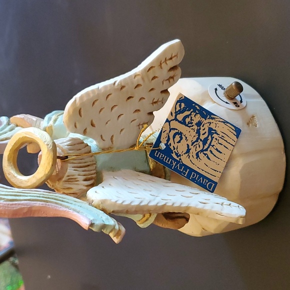 David Frykman old angel with rainbow plus music box - Picture 3 of 9